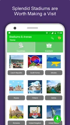 World Famous Stadiums Travel & android App screenshot 13