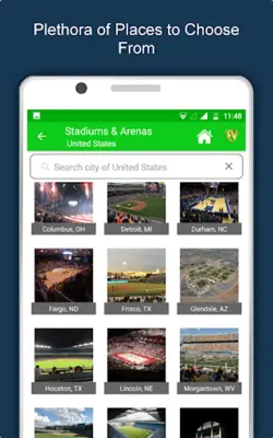 World Famous Stadiums Travel & android App screenshot 5