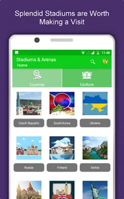 World Famous Stadiums Travel & android App screenshot 6